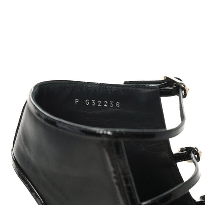 Chanel Patent Calfskin Lambskin Pumps 40 Black 8 of 8
