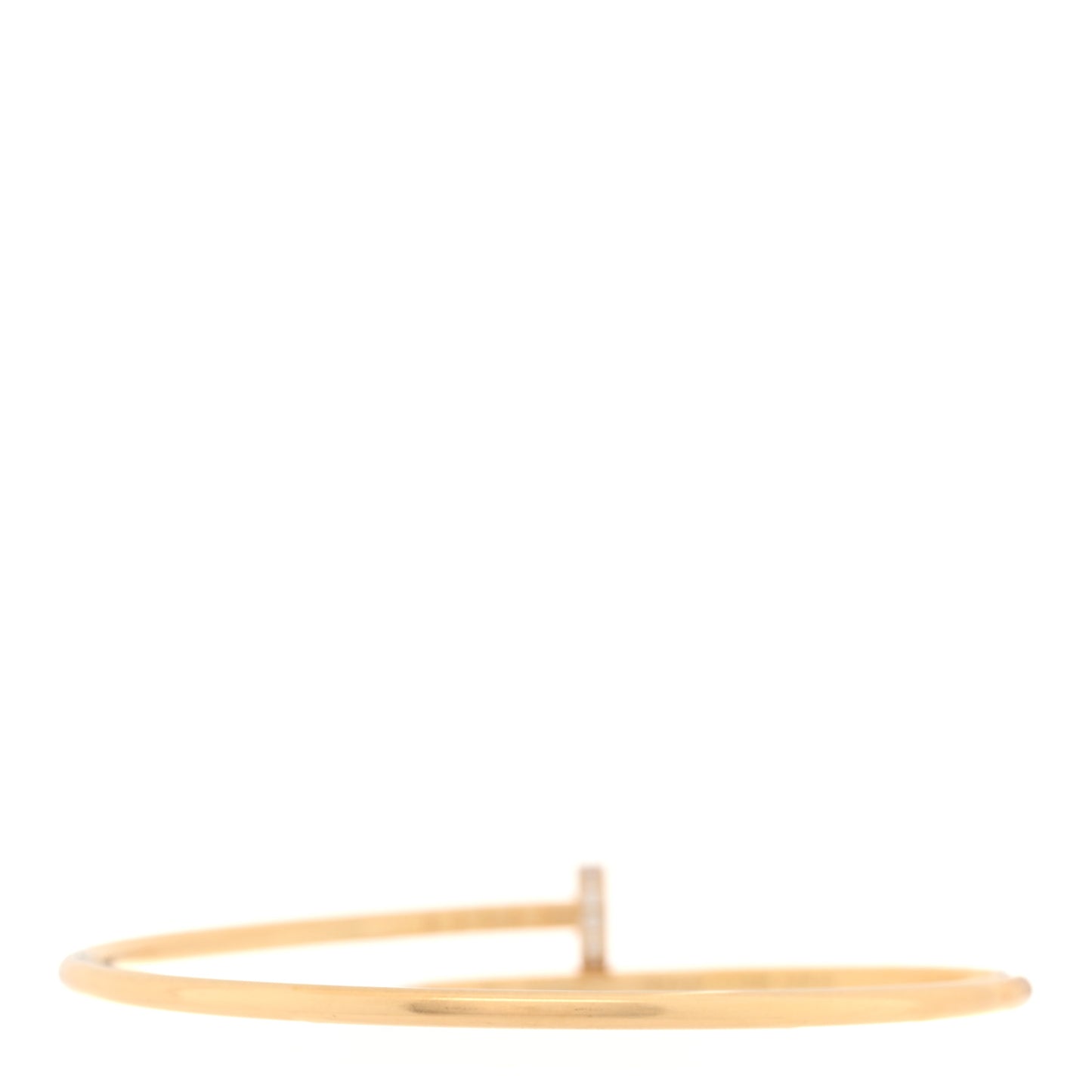 18K Yellow Gold Diamond Small Juste Un Clou Bracelet 17
