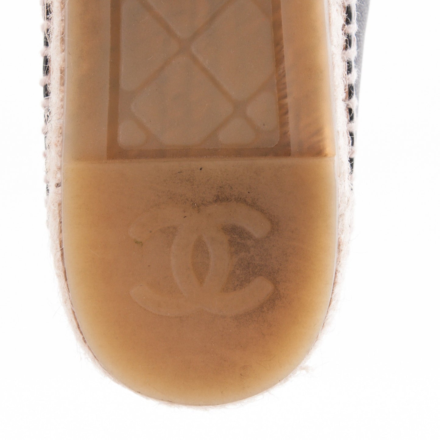 Lambskin CC Espadrilles 37 Black