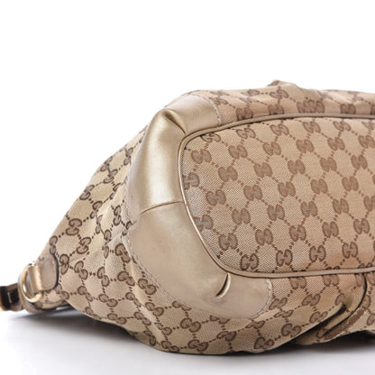 Gucci Monogram Medium Sukey Top Handle Bag Golden Beige 6 of 11