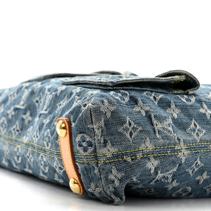 Louis Vuitton Denim Baggy GM Blue 9 of 13