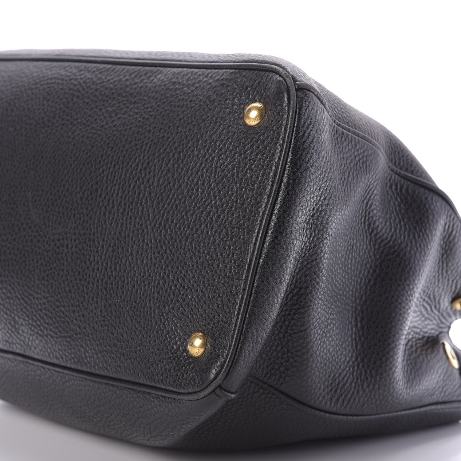 Prada Vitello Daino Tote Black 7 of 9