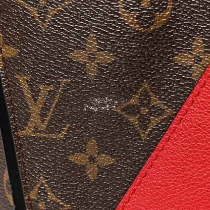 Louis Vuitton Calfskin Monogram Kimono Tote Cherry 14 of 19
