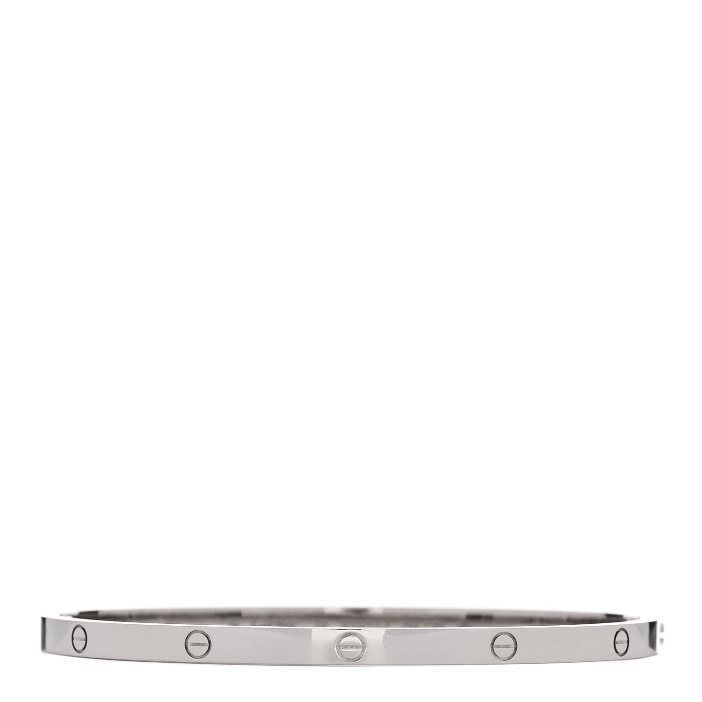 18K White Gold Small LOVE Bracelet 18