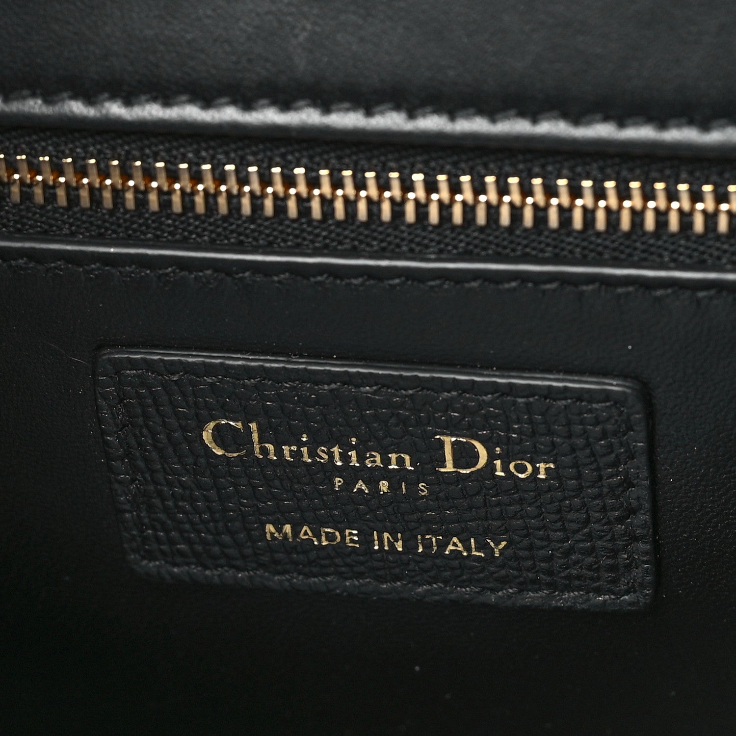 Christian Dior Grained Calfskin Embossed 30 Montaigne Chain Flap Bag Black 6 of 10