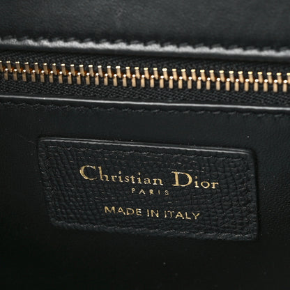 Christian Dior Grained Calfskin Embossed 30 Montaigne Chain Flap Bag Black 6 of 10