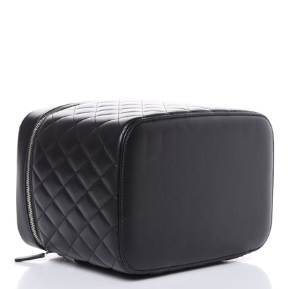 Chanel Lambskin Quilted Small Vanity Pouch Black 4 of 10