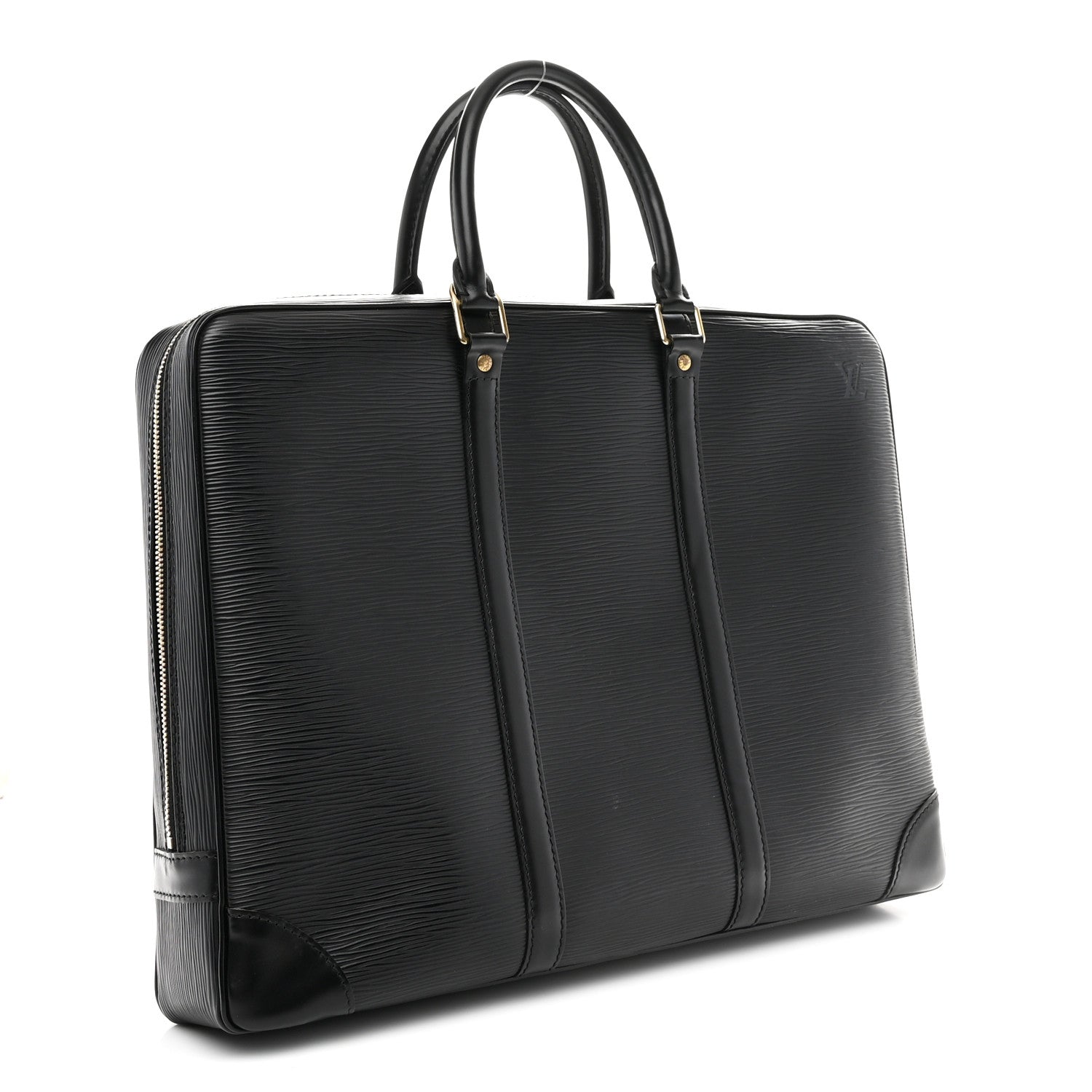 Louis Vuitton Epi Porte-Documents Voyage Briefcase Black 3 of 11