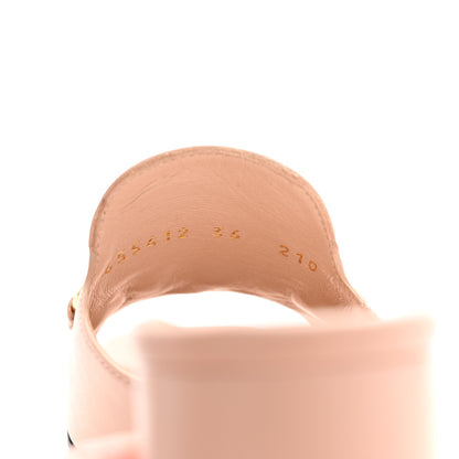 Gucci Nappa Horsebit 75mm Slide Sandals 36 Skin Rose 9 of 12