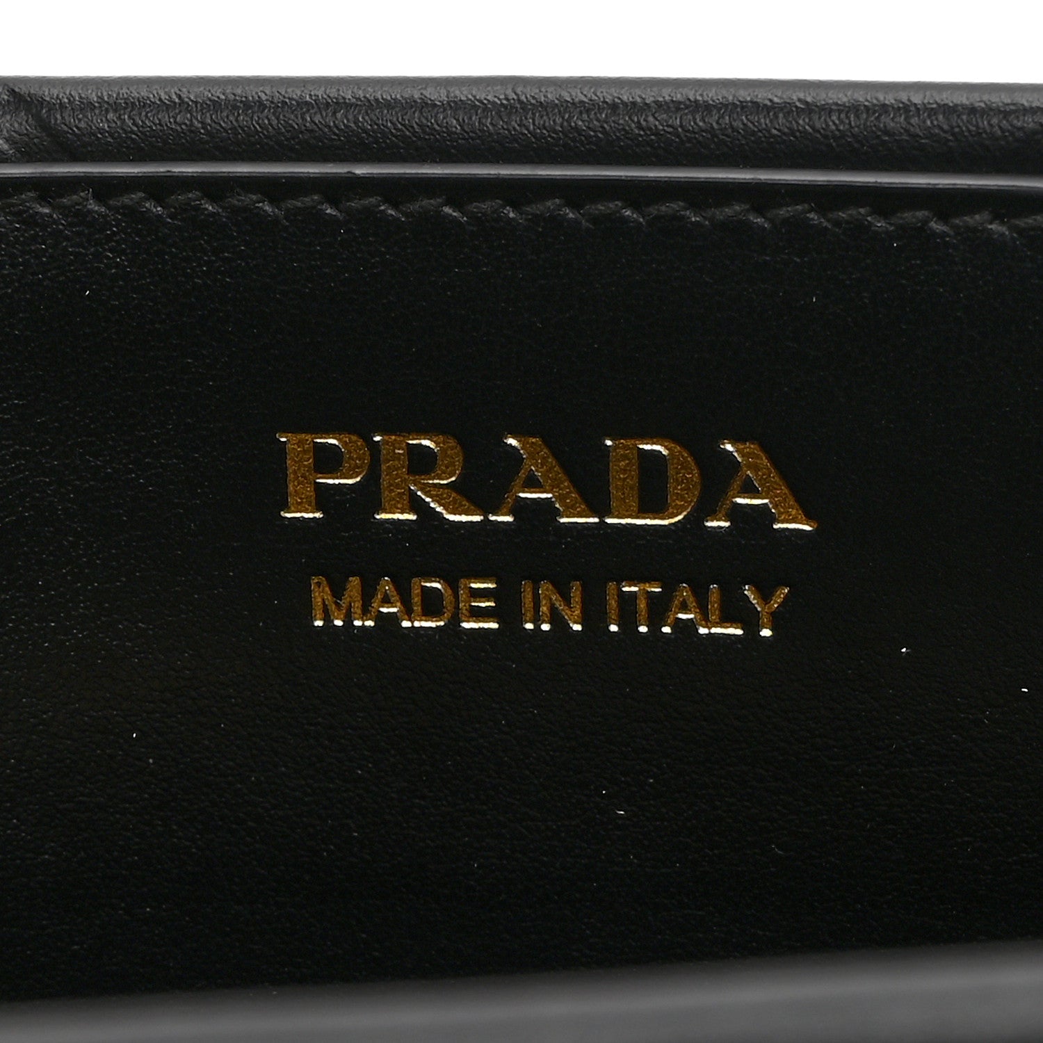 Prada Soft Calfskin Triangolo Symbole Embossed Mini Tote Black 6 of 10
