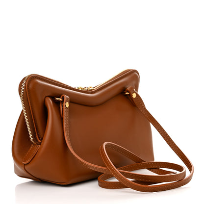 Mansur Gavriel Smooth Calfskin Mini Frame Crossbody Bag Camel 3 of 10