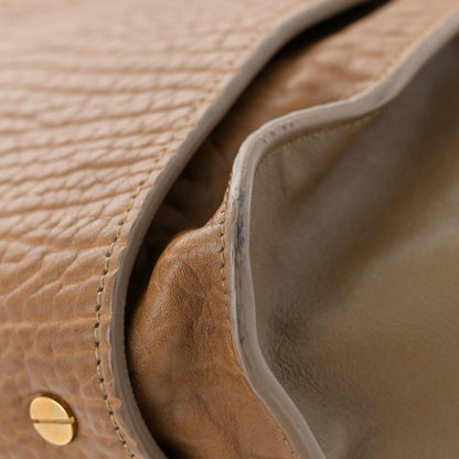 Chloe Pebbled Calfskin Dree Shoulder Bag Nut 12 of 12