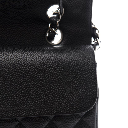 Chanel Caviar Quilted Medium Double Flap Black 7 of 10