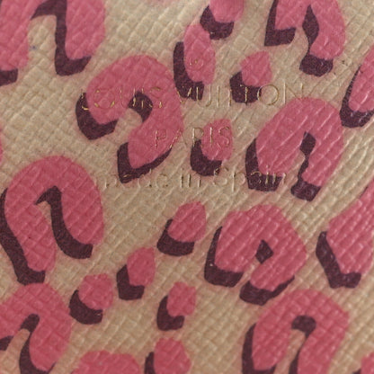 Louis Vuitton Monogram Leopard Sarah Wallet Blanc Corail 6 of 10