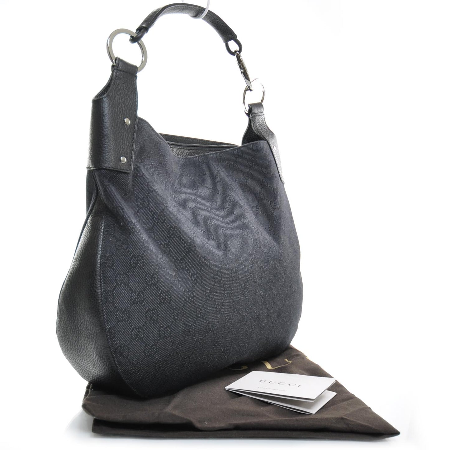 Denim Monogram Hobo