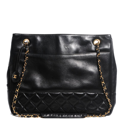 Chanel Lambskin Quilted Shoulder Bag Black 1 of 8