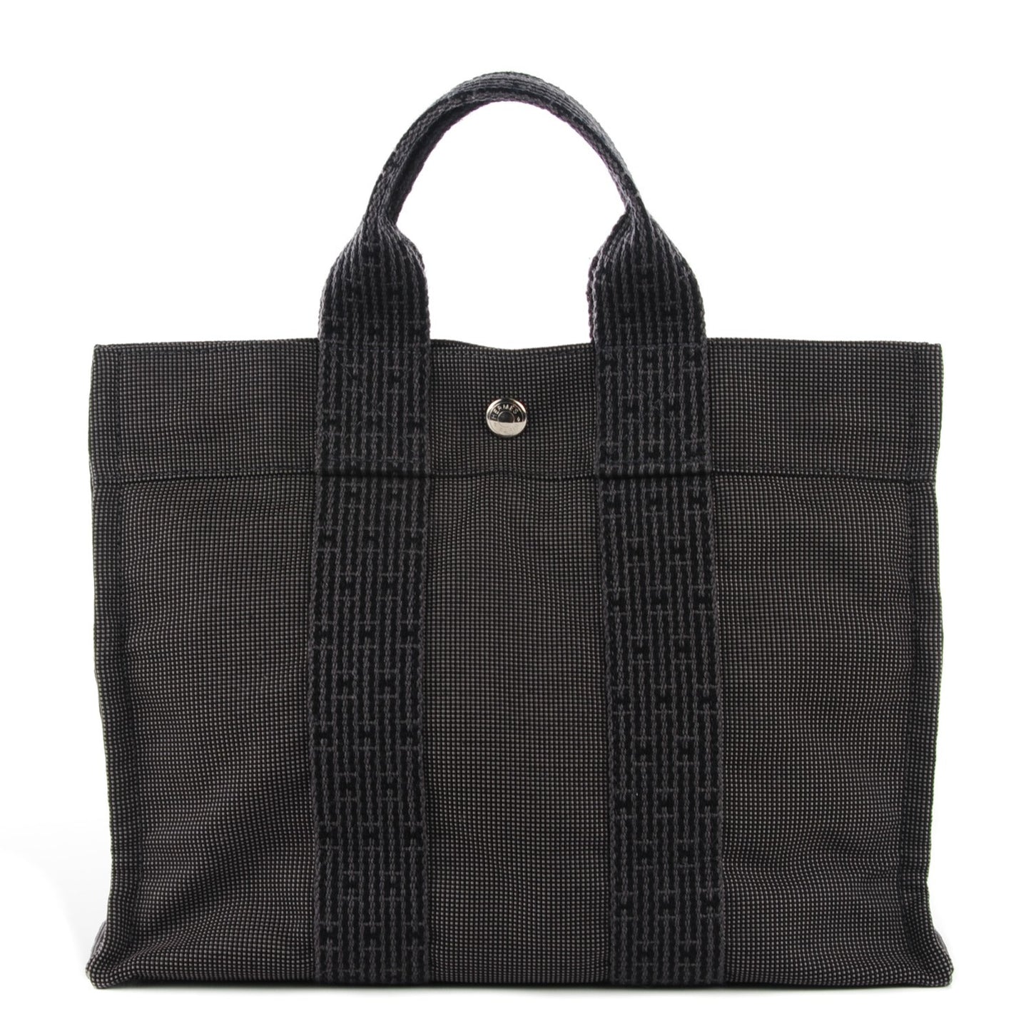 Canvas Herline PM Tote Grey