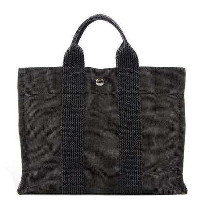 Hermes Canvas Herline PM Tote Grey 1 of 14