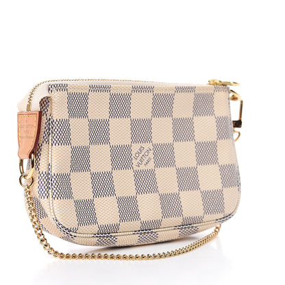 Louis Vuitton Damier Azur Mini Pochette Accessories 2 of 7