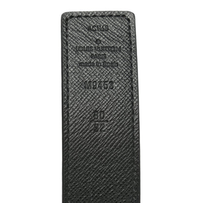 Louis Vuitton Calfskin Monogram 30mm LV Initiales Reversible Belt 80 32 Black 3 of 5