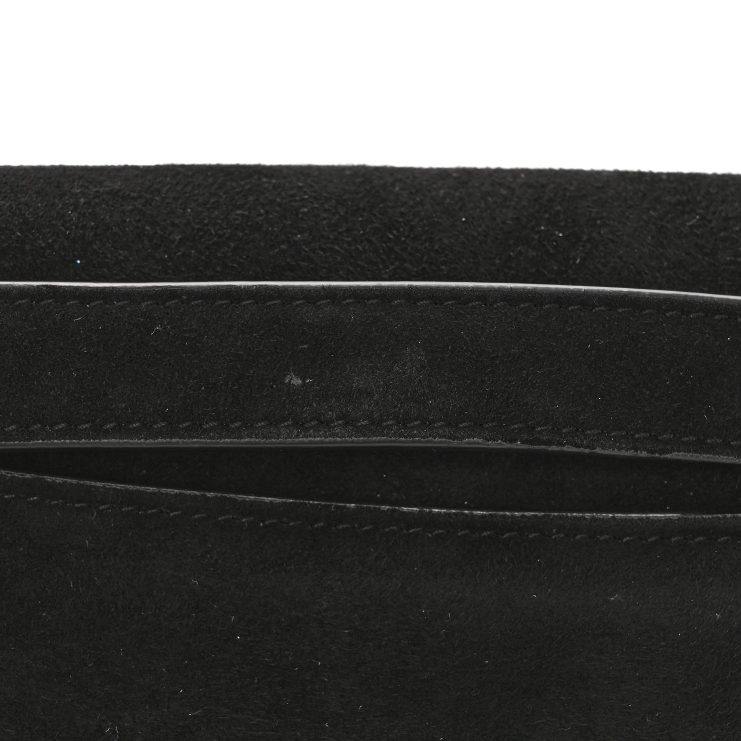 Suede Calfskin Monogram Le Sept Chain Bag Black