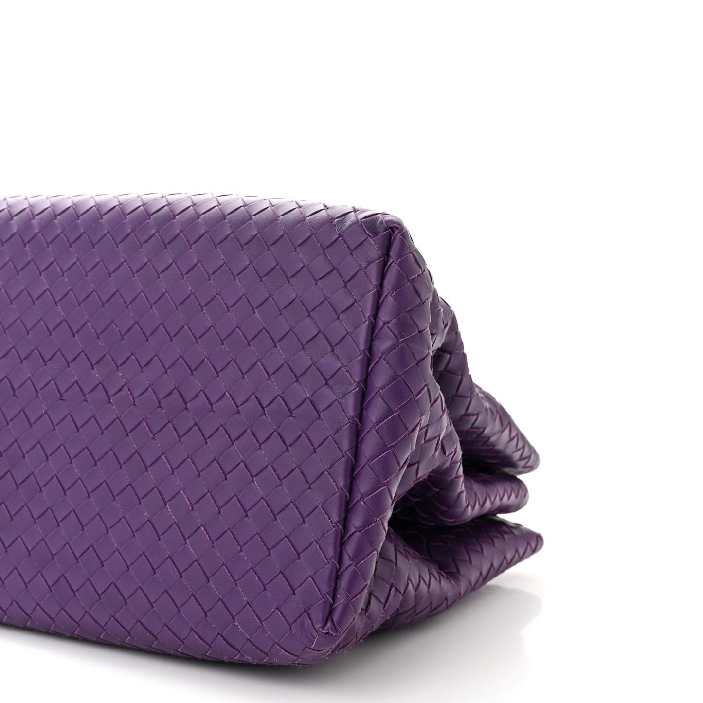 Nappa Intrecciato Medium Roma Tote Plum