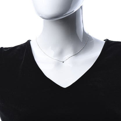 Cartier 18K White Gold Diamond XS D'Amour Pendant Necklace 2 of 6