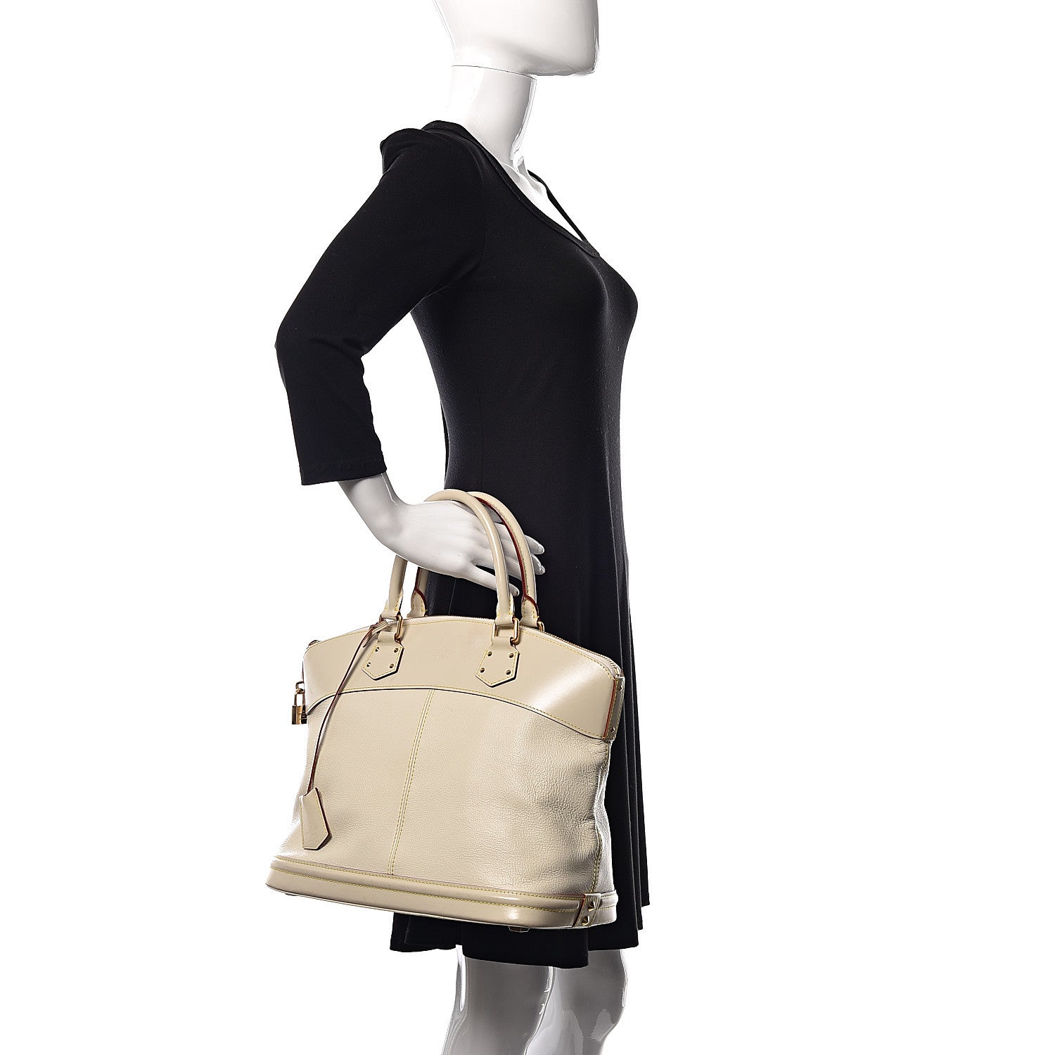 Louis Vuitton Suhali Lockit MM White 2 of 23