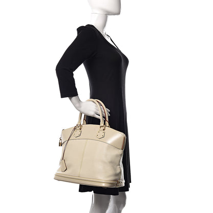 Louis Vuitton Suhali Lockit MM White 2 of 23