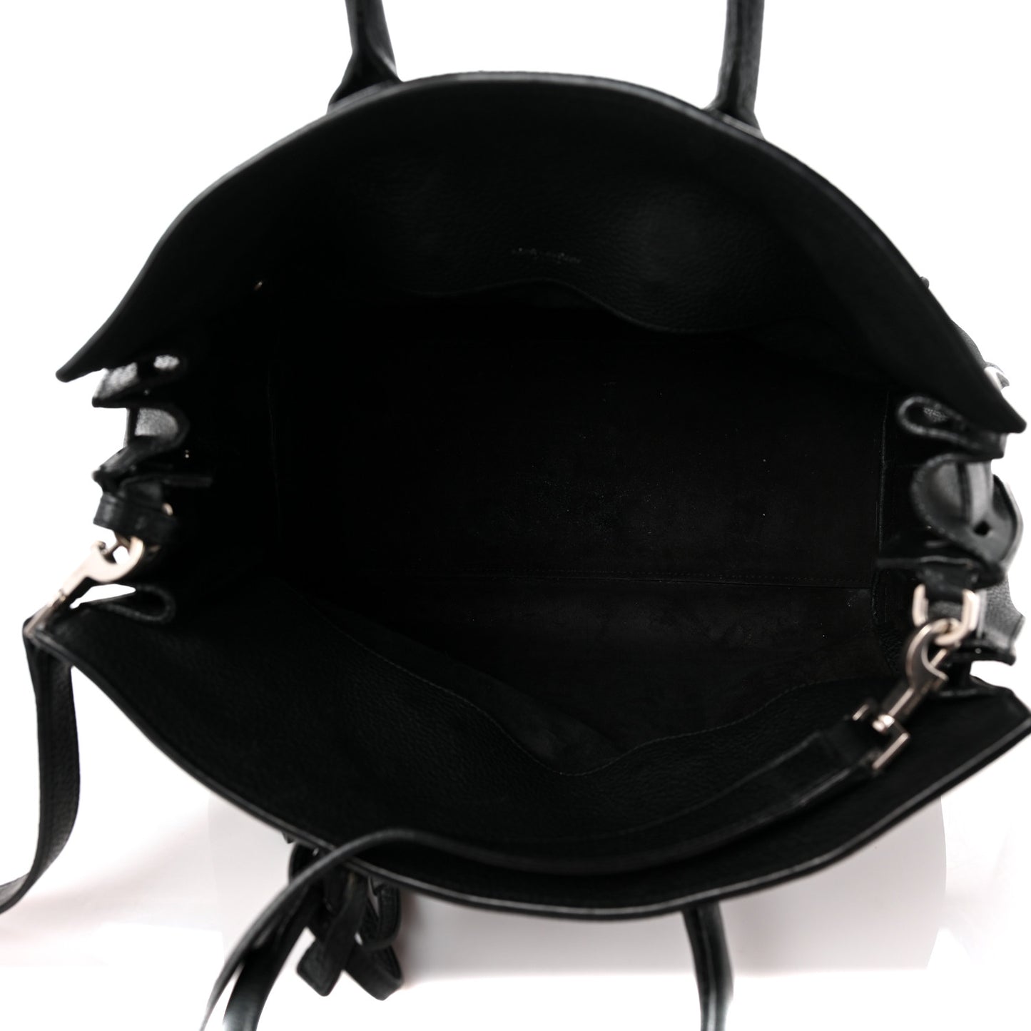 Grained Calfskin Souple Sac De Jour Black