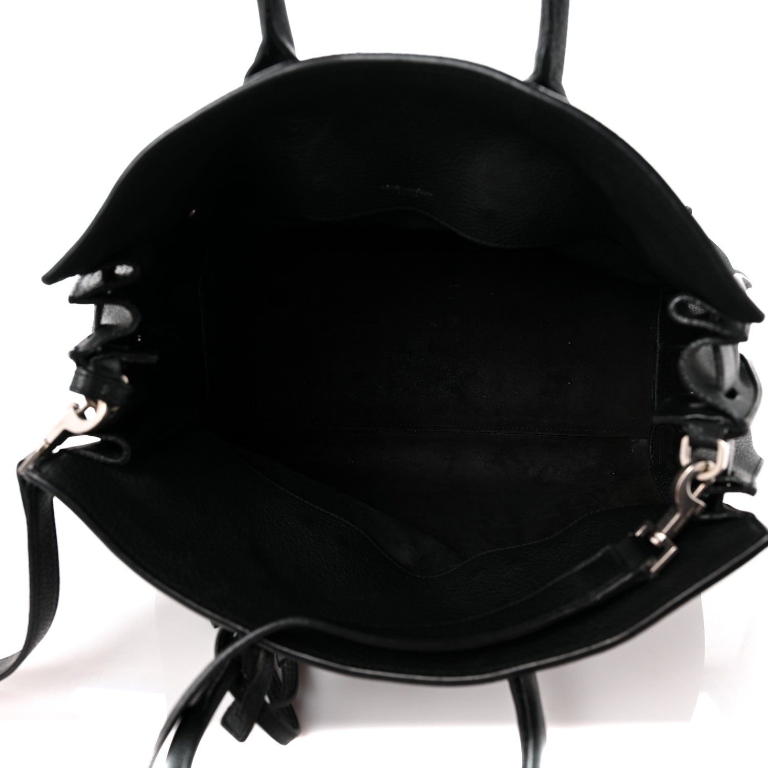 Saint Laurent Grained Calfskin Souple Sac De Jour Black 4 of 8