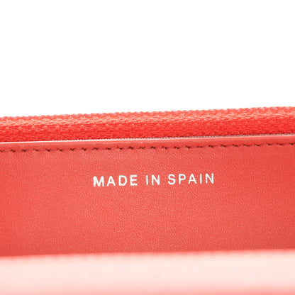 Chanel Caviar Timeless CC Wallet On Chain WOC Coral 7 of 9