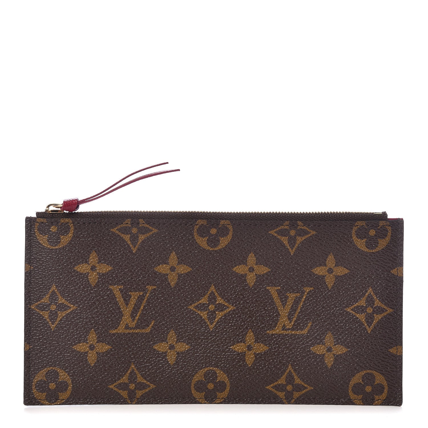 Louis Vuitton Monogram Felicie Chain Wallet Zippered Insert Fuchsia 1 of 6