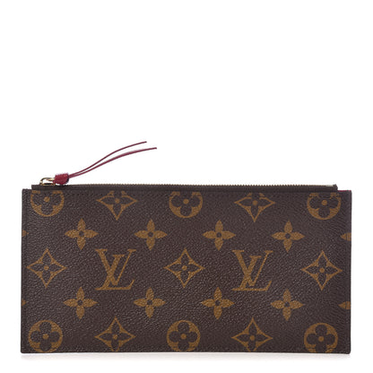 Louis Vuitton Monogram Felicie Chain Wallet Zippered Insert Fuchsia 1 of 6