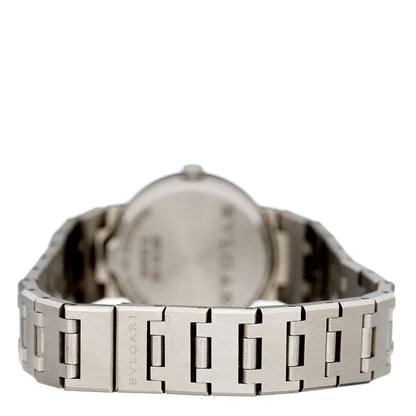 Bulgari Stainless Steel Diamond 23mm Quartz Watch Black 4 of 4
