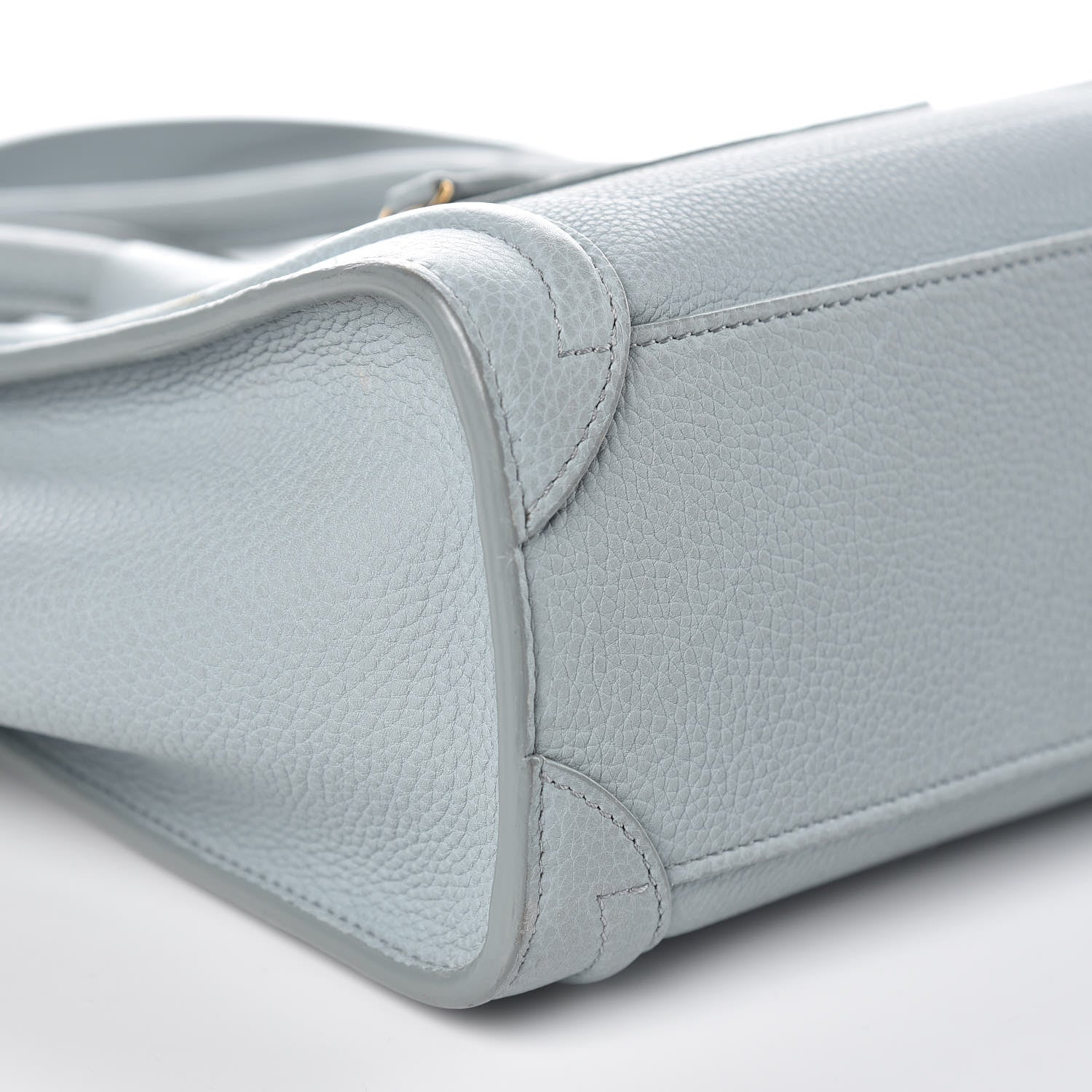 Celine Drummed Calfskin Nano Luggage Cloud 8 of 14