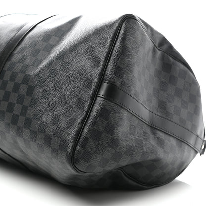 Louis Vuitton Damier Graphite Keepall Bandouliere 55 11 of 12