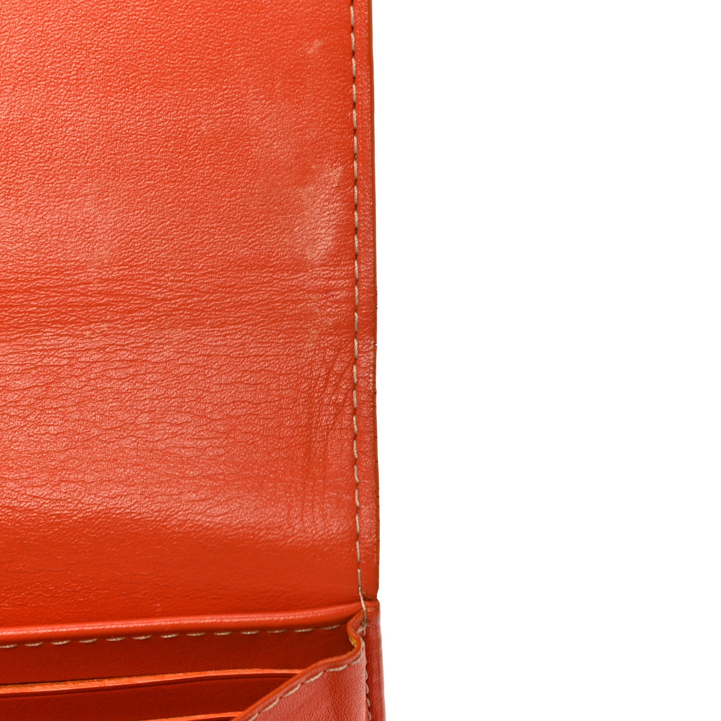 Goyardine Varenne Long Wallet Orange
