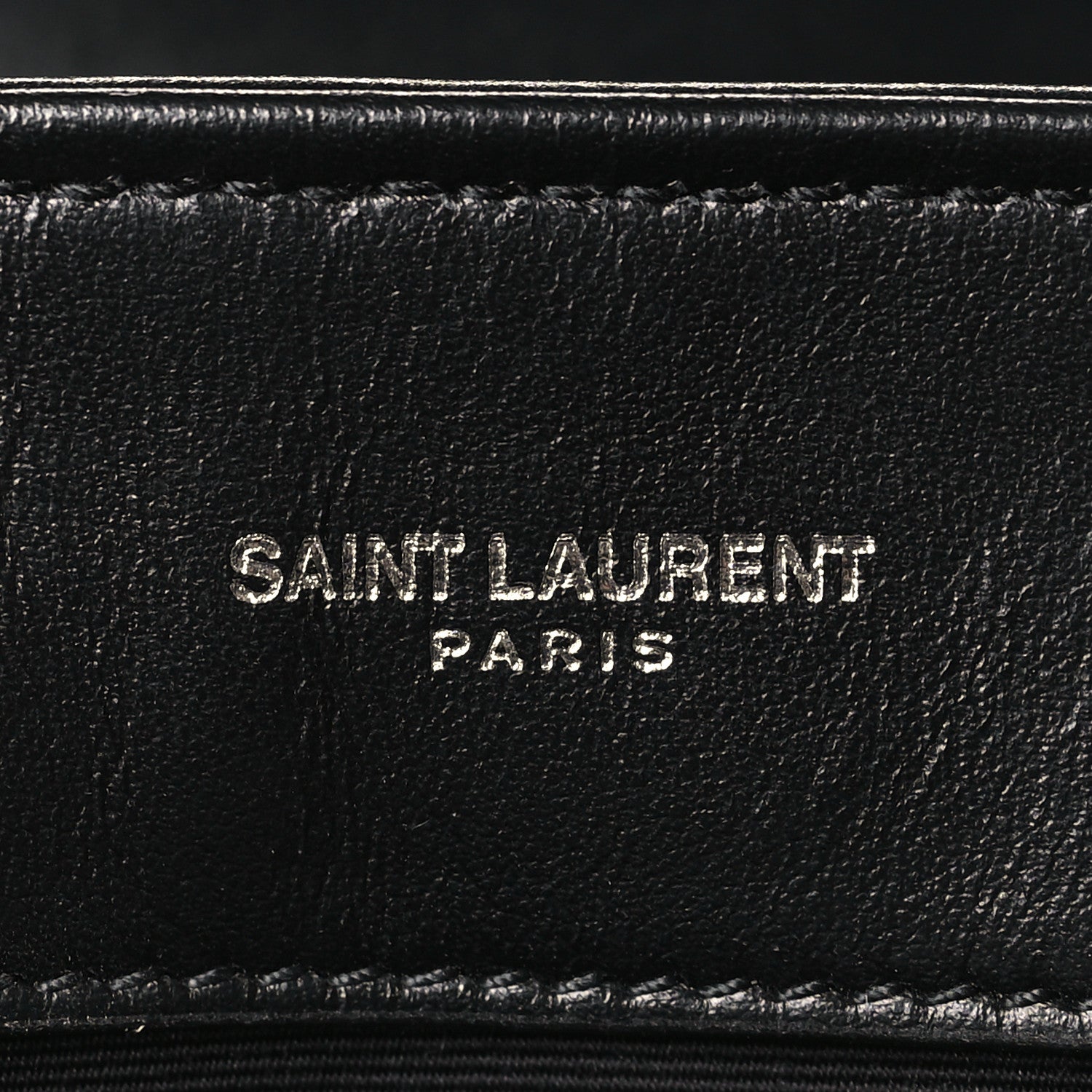 Saint Laurent Calfskin Y Quilted Monogram Small Loulou Chain Satchel Black 6 of 9