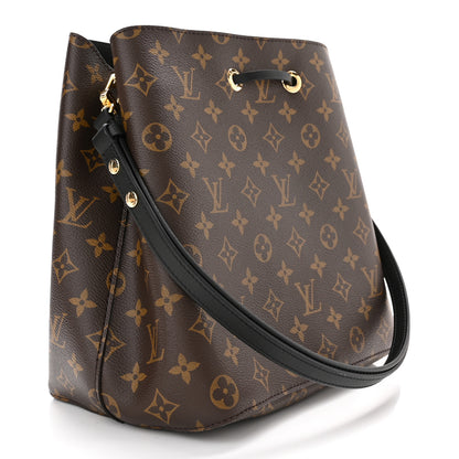 Louis Vuitton Monogram Neonoe MM Black 3 of 9