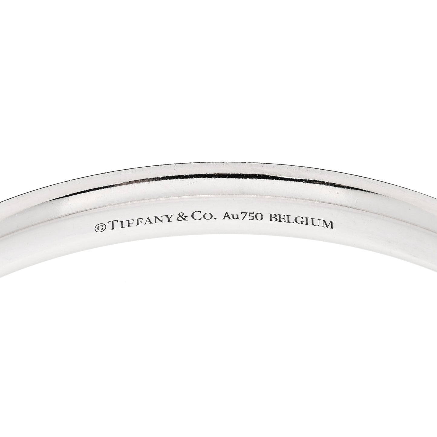 18K White Gold Diamond Metro Five-row Hinged Bangle Bracelet