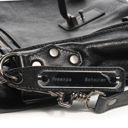 Proenza Schouler Lambskin PS1 Medium Satchel Black 10 of 12