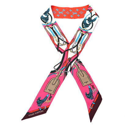 Louis Vuitton Silk Monogram All That Straps BB Bandeau Red Multicolor 1 of 3