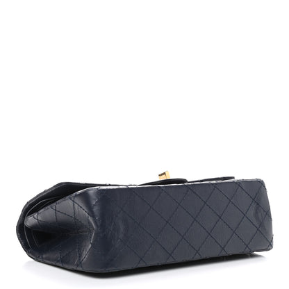 Chanel Aged Calfskin Quilted 2.55 Reissue 225 Flap Navy 3 of 8