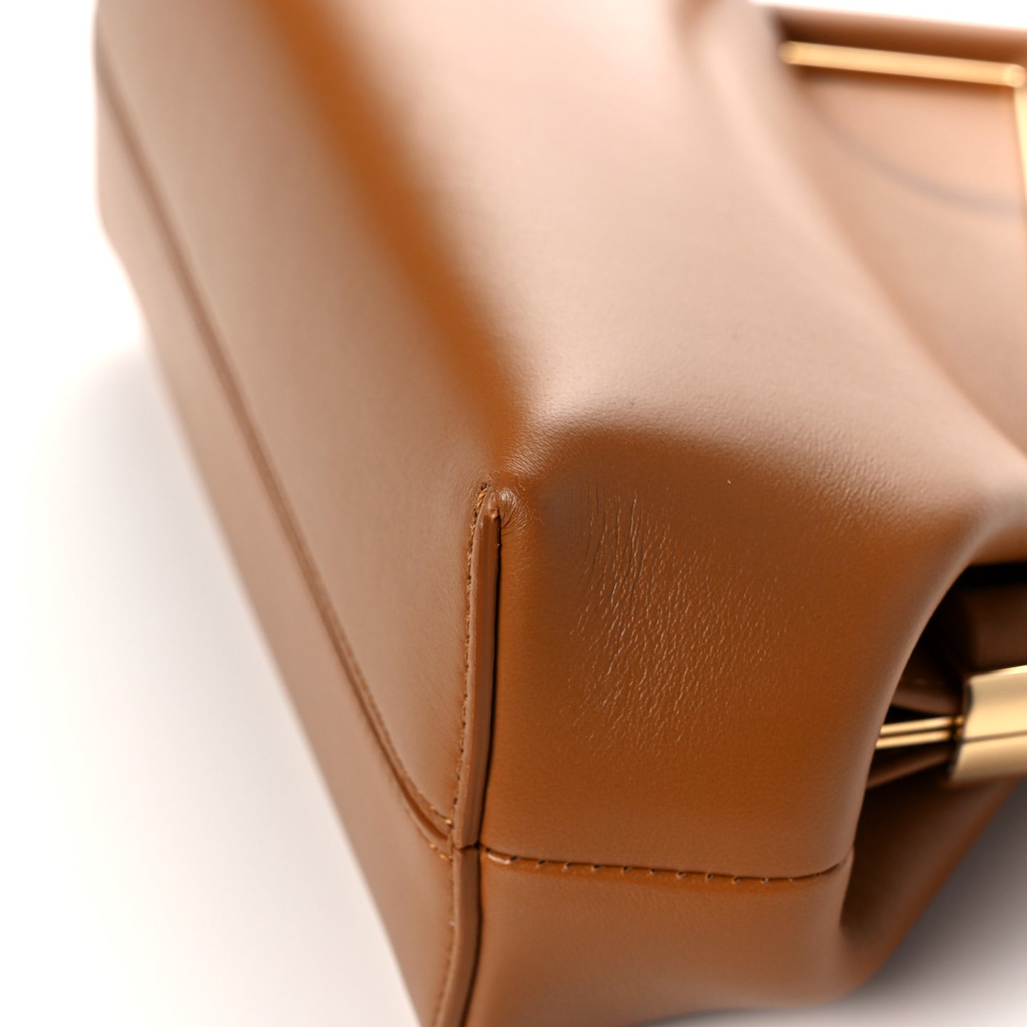Shiny Nappa Small Fendi First Caramello