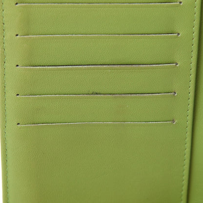 Chanel Patent Quilted Brilliant Zipped Pocket Wallet Green 9 of 18
