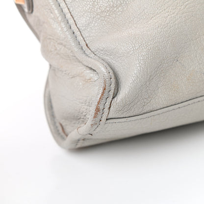 Balenciaga Chevre Gold Metallic Edge Hardware Mini City Gris Perle 12 of 19