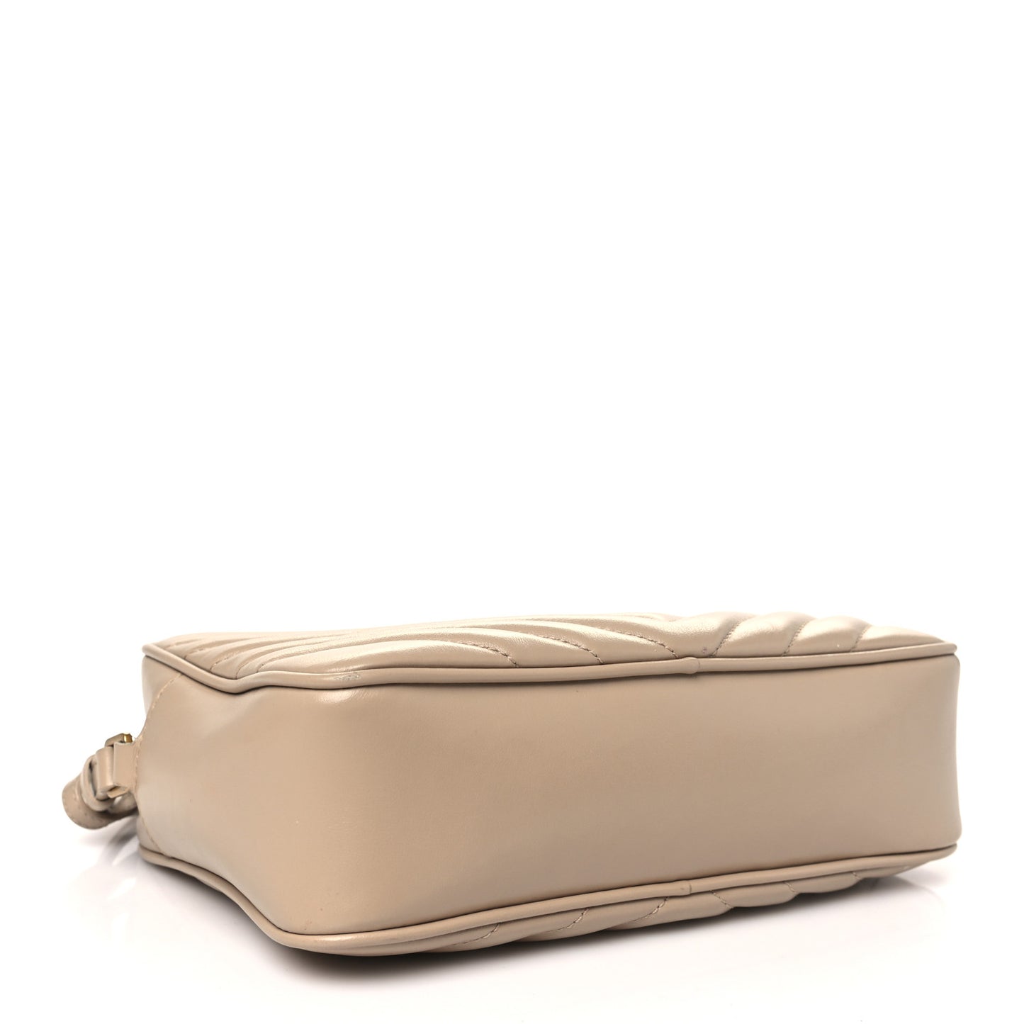 Calfskin Matelasse Monogram Lou Camera Bag Dark Beige
