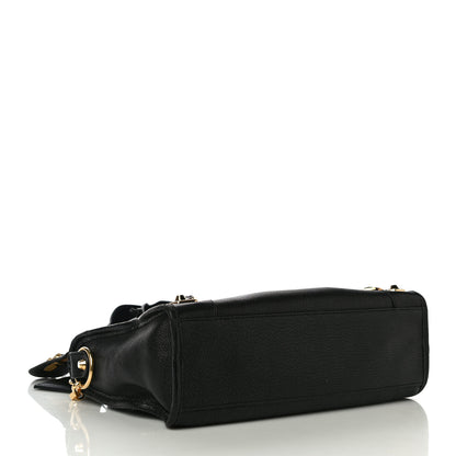 Balenciaga Chevre Gold Metallic Edge Hardware S City Black 4 of 9