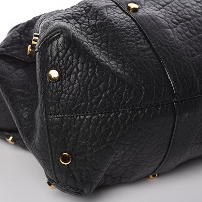 Jimmy Choo Grained Calfskin Studded Lockett Shopper Tote Black 7 of 13